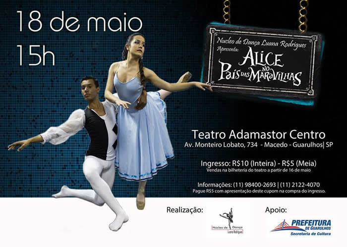 Alice no pais das maravilhas – Núcleo de Dança Luana Rodrigues