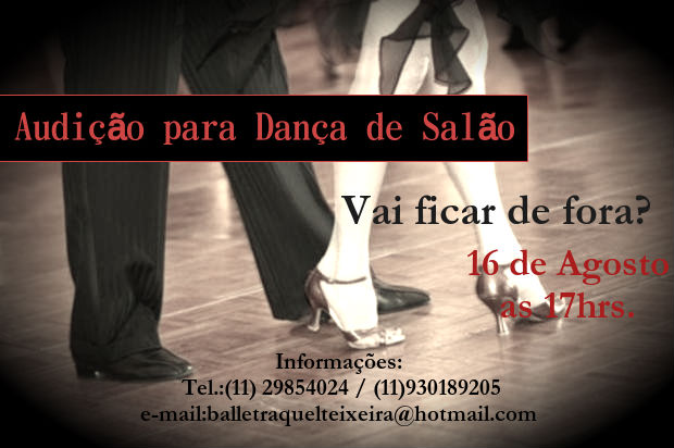 audição Estúdio de Dança Raquel Teixeira