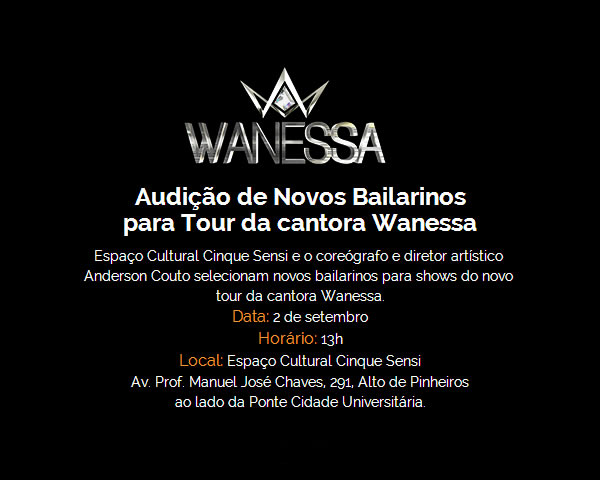 audição wanessa