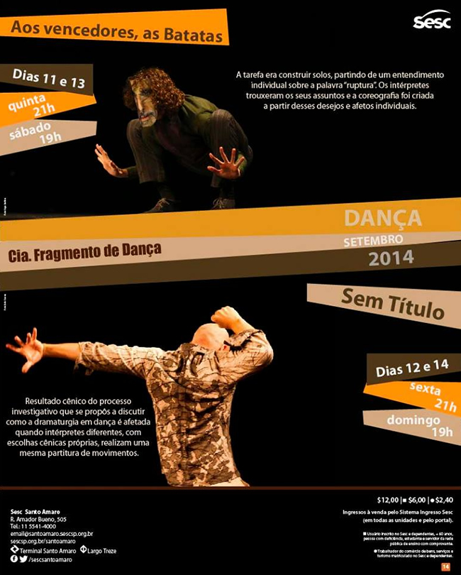 Aos vencedores, as batatas 1