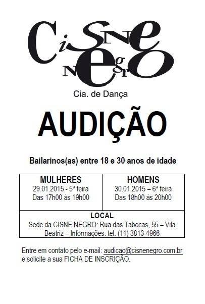 audição cisne negro