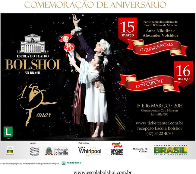 aniversário 15 anos bolshoi