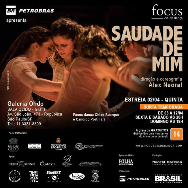 saudades de mim focus cia de dança