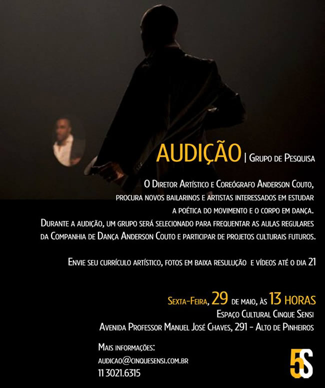 audição cinque sensi