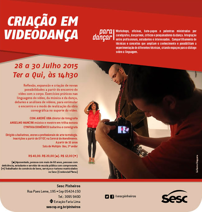 criacao em videodanca