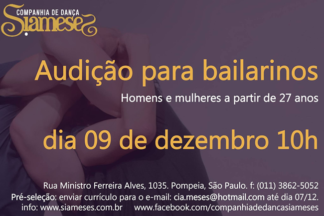 Audição cia de danca siameses 2015