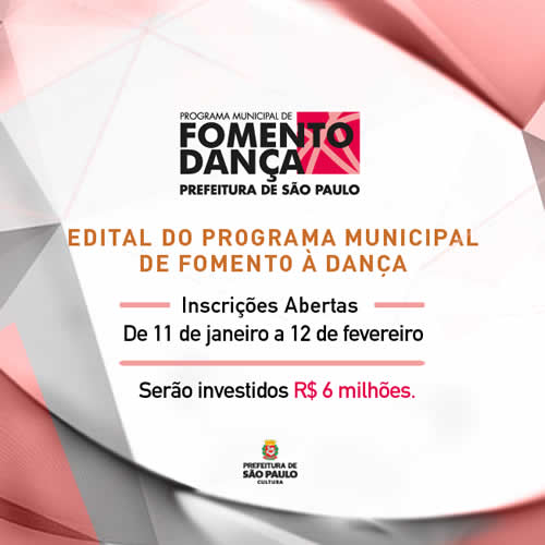 Fomento a dança 2016