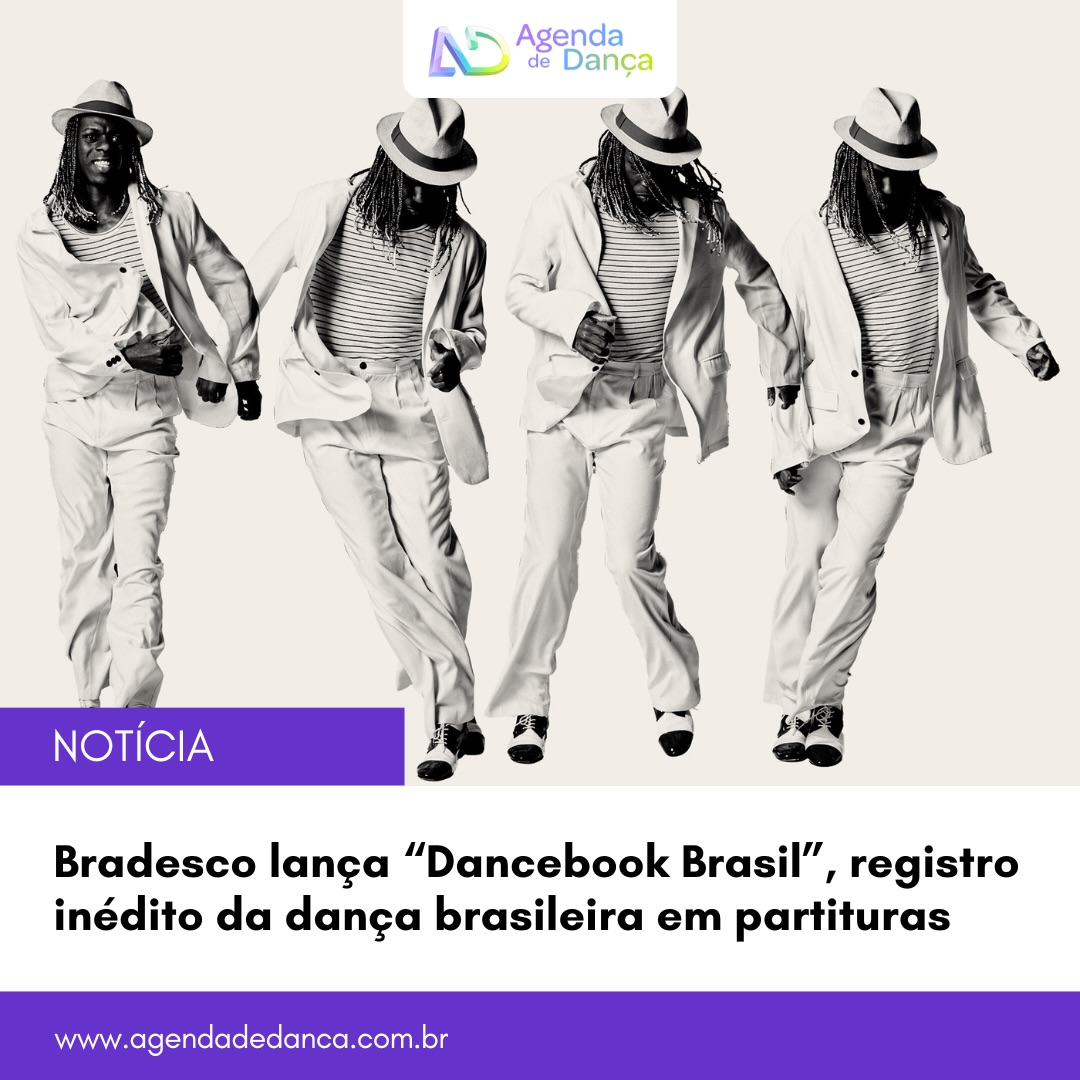 O Bradesco anuncia o lançamento do “Dancebook Brasil”, projeto inédito realizado em parceria com o coreógrafo Carlinhos de Jesus (@carlinhosdejesus). A iniciativa marca um momento histórico ao registrar, pela primeira vez, ritmos tradicionais da dança brasileira em partituras coreográficas, utilizando o método Benesh, sistema internacional de notação da dança muito usado nos ballets europeus. 

+ informações em meu site - agendadedanca.com.br (link na bio) 

#agendadedanca #anotanaagenda #dicasdedanca #dancebookbrasil #carlinhosdejesus