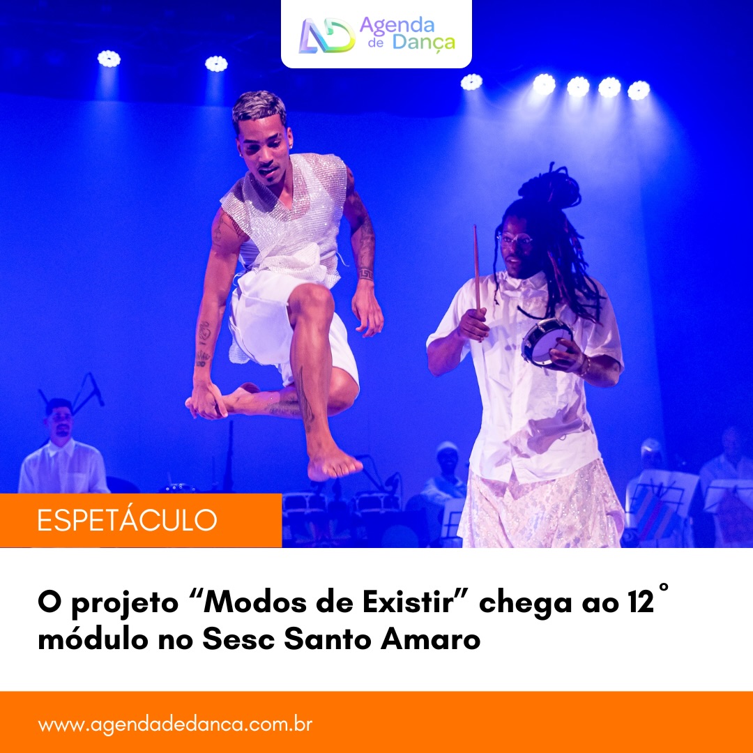 O projeto Modos de Existir, iniciado em 2012, no Sesc Santo Amaro, traz à tona as várias maneiras da dança existir e habitar o espaço cultural, partindo da produção dessa linguagem, com espetáculos, vivências, bate-papos, intervenções, encontros e workshops.

+ informações em meu site - agendadedanca.com.br (link na bio) 

Crédito da foto: Sergio Fernades 

#agendadedanca #anotanaagenda #dicasdedanca #modosdexistir #sescsantoamaro