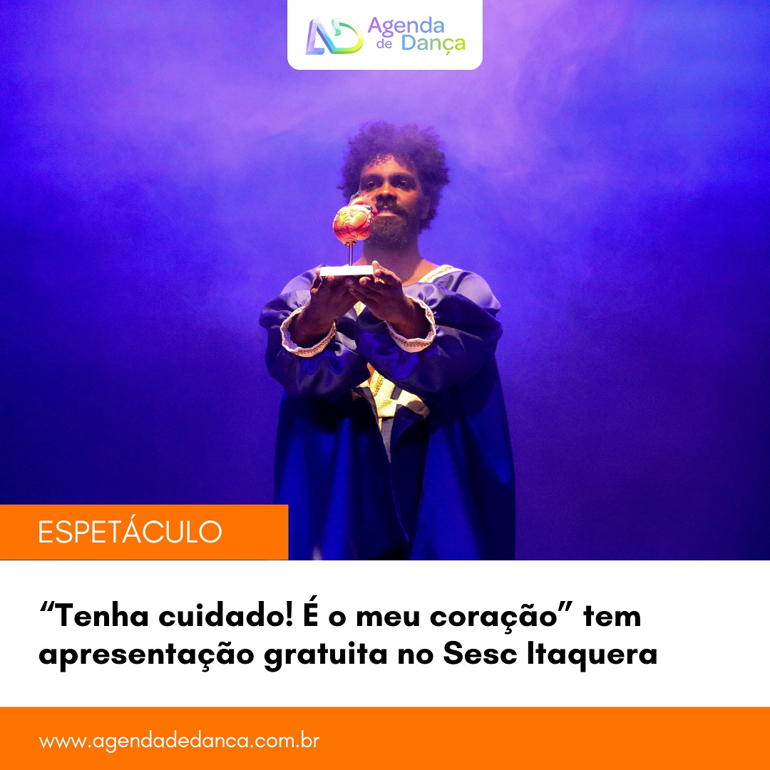 Neste sábado, dia 10 de maio, às 17h30, o Sesc Itaquera (@sescitaquera) recebe o solo de dança “Tenha cuidado! É o meu coração”, com direção e performance do bailarino Mayk Ricardo (@maykricardo). O espetáculo será apresentado no espaço Caixa Preta da unidade. A entrada é gratuita.

+ informações em meu site - agendadedanca.com.br (link na bio) 

Crédito da foto: Rafaela Cândido

#agendadedanca #anotanaagenda #dicasdedanca #sesc #sescitaquera #espetaculo #espetaculodedanca #maykricardo