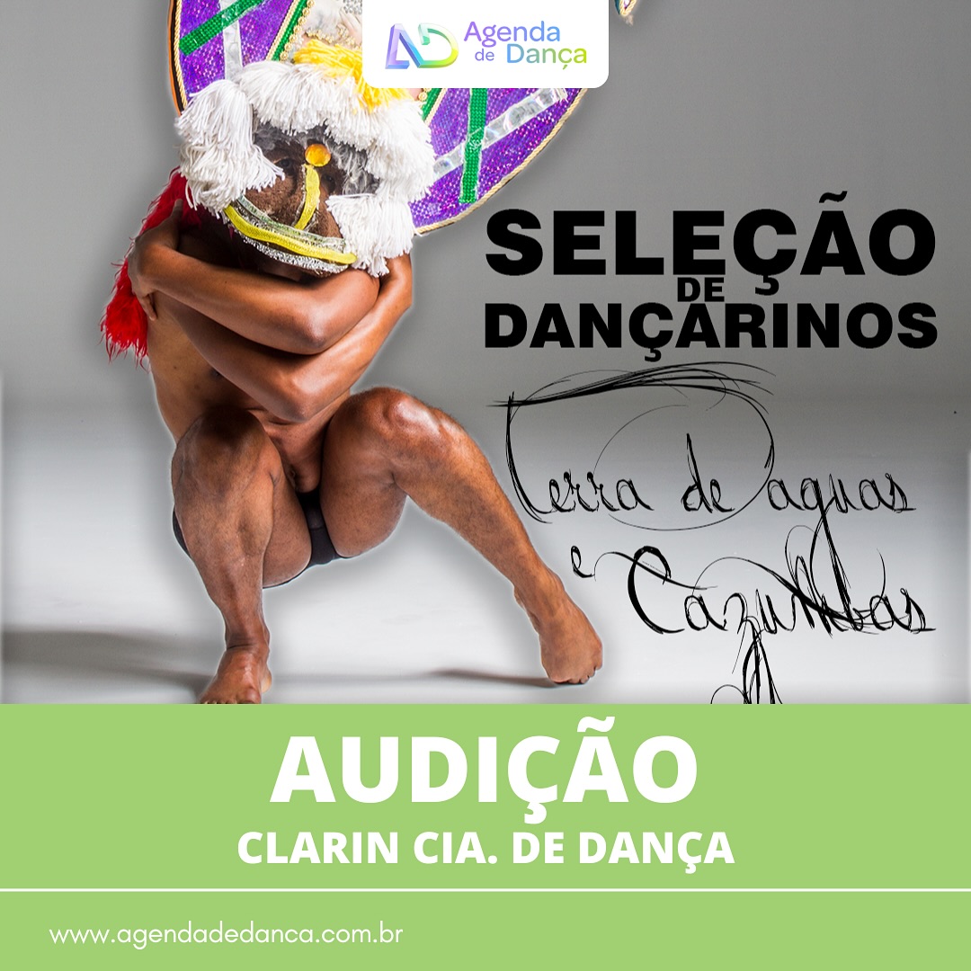 Clarin Cia de Dança (@clarinciadedanca) recebe, até 06/05, inscrições de dançarines interessandes em fazer parte do elenco de sua nova obra. O trabalho é uma releitura poética sobre a morte do bumba-meu-boi pelo olhar dos grupos da Baixada Maranhense. Serão selecionades 02 bailarines profissionais, para contratação remunerada de 03 meses, no valor mensal de R$ 2.000,00.

+ informações e link de inscrição em meu site - www.agendadedanca.com.br (link na bio) 

#agendadedanca #anotanaagenda #dicasdedanca #clarinciadedanca #bumbameuboi #audicao #selecaodedancarinos #selecao